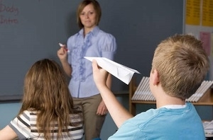 Boy in the Classroom with ADHD