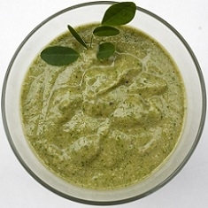 Glass of Moringa Smoothie