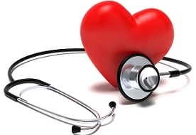 Figure of Heart and Stethoscope